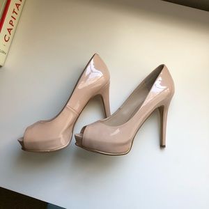 Guess Platform peep toe high heels